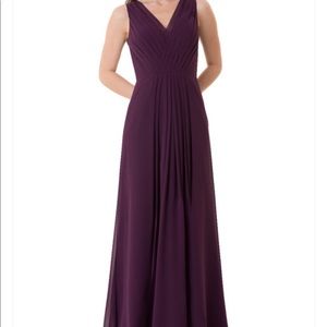 Eggplant special occasion dress. New from Bari Jay